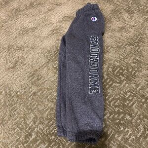 Champion Gray Notre Dame Joggers